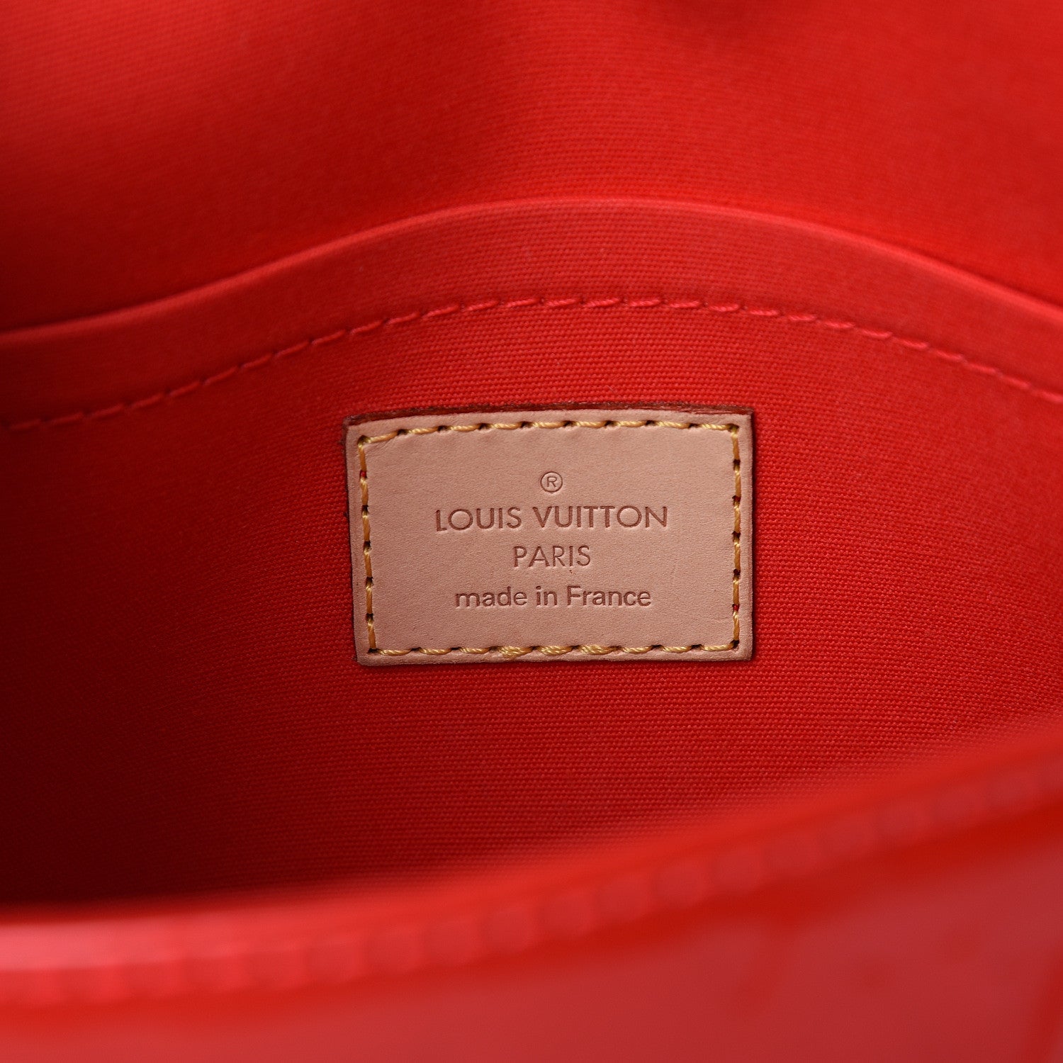Louis Vuitton Vernis Bellflower PM Rouge Grenadine 5 of 9
