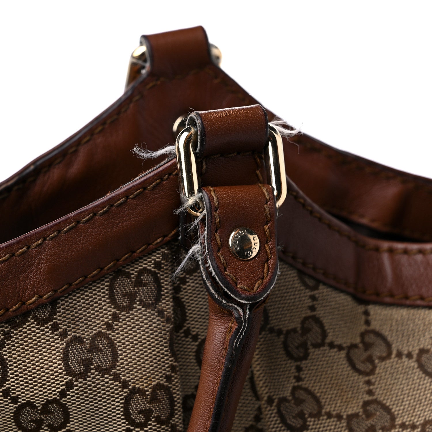 Gucci Monogram Large Sukey Tote Brown 16 of 18