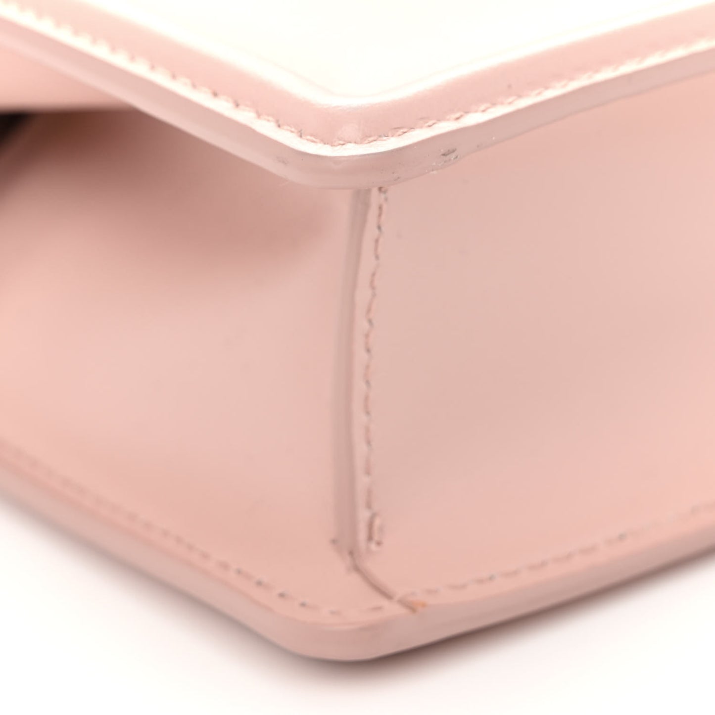 Smooth Calfskin Small Devotion Envelope Top Handle Bag Cipria