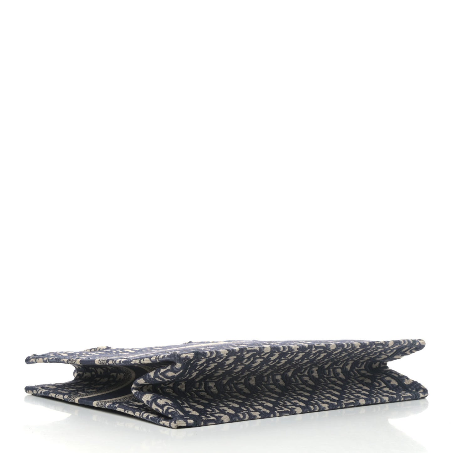 Oblique Book Tote Blue Multicolor