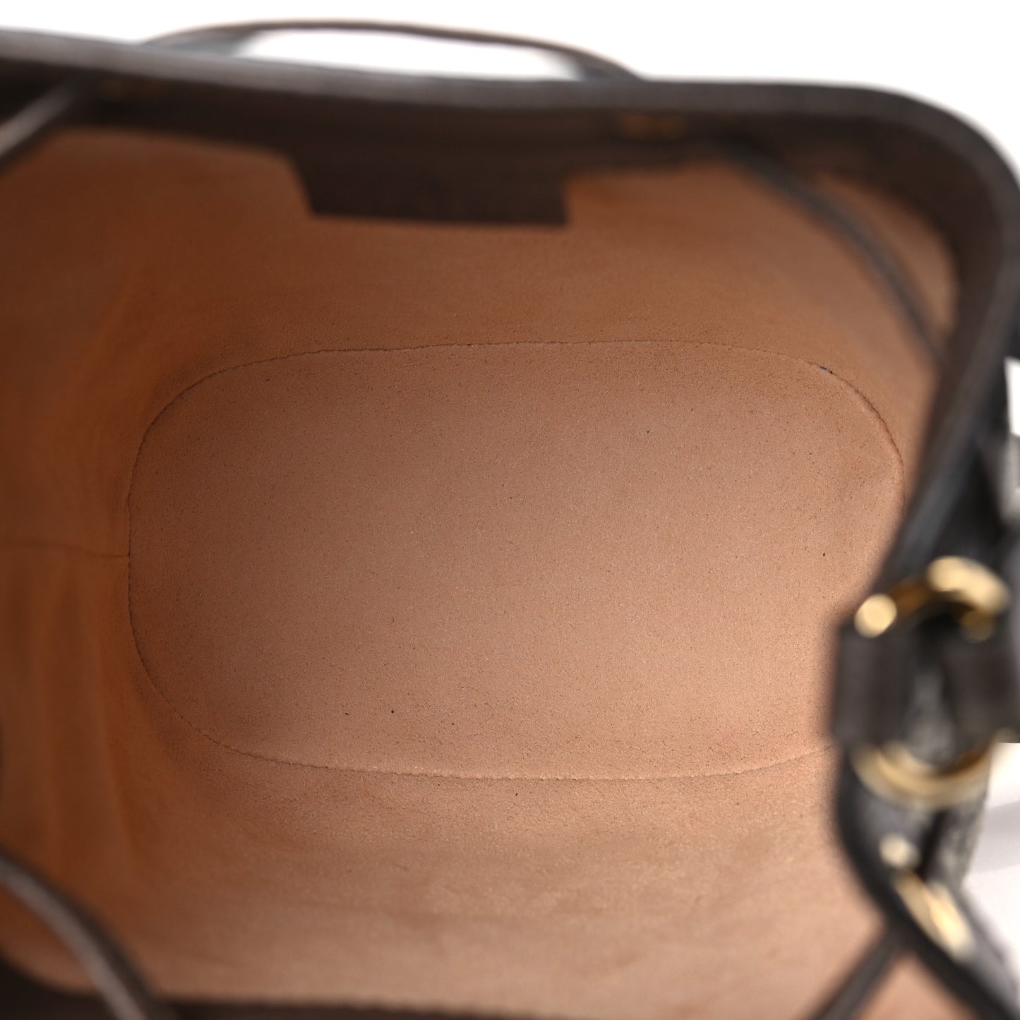 GG Supreme Monogram Web Mini Ophidia Bucket Bag Brown