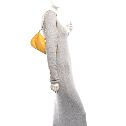 Prada Tessuto Nylon Light Chain Shoulder Bag Yellow 2 of 10