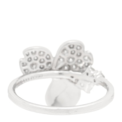 Tiffany Platinum Diamond Paper Flowers Mixed Cluster Ring 52 6 3 of 5