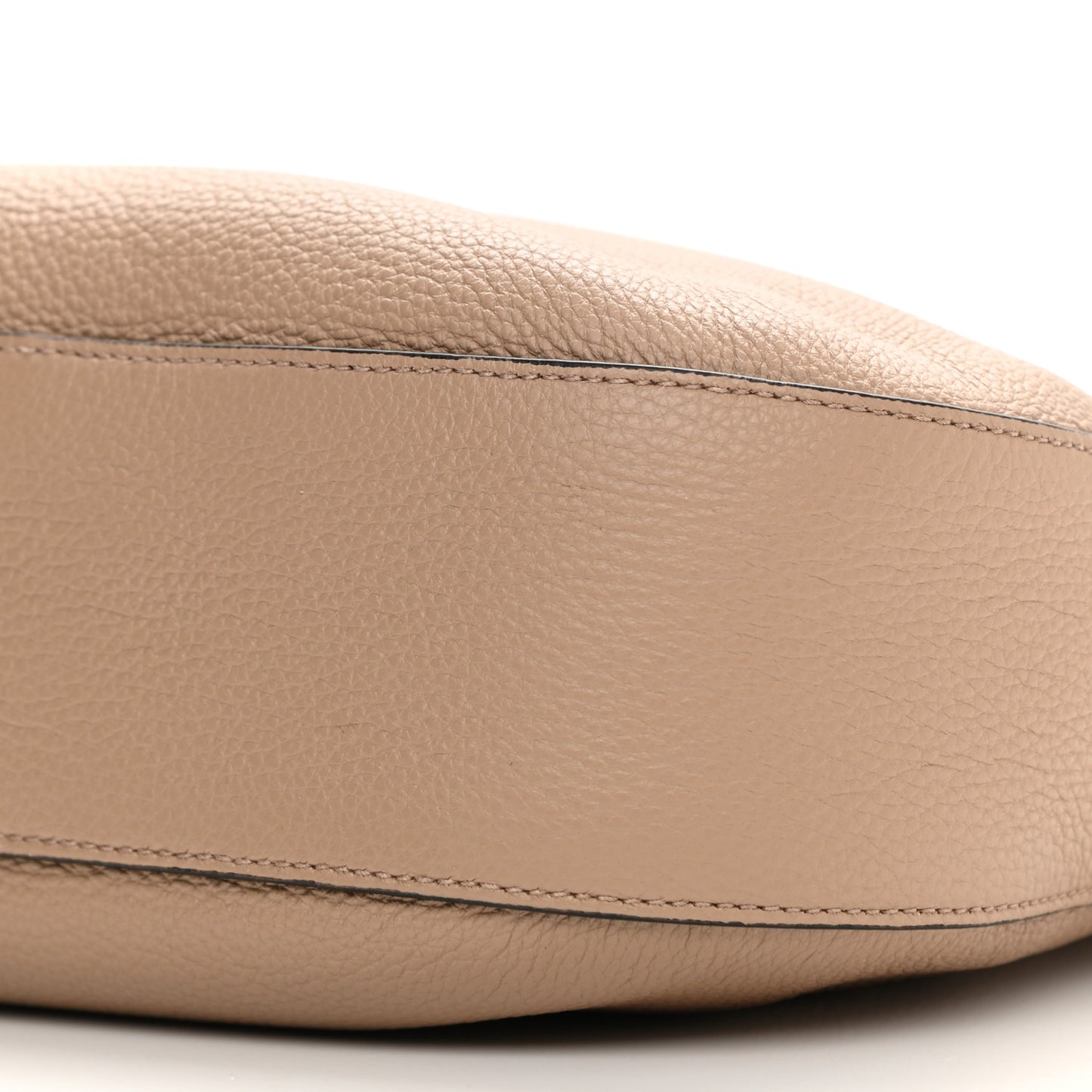 Vitello Phenix Zippered Messenger Hobo Cammeo