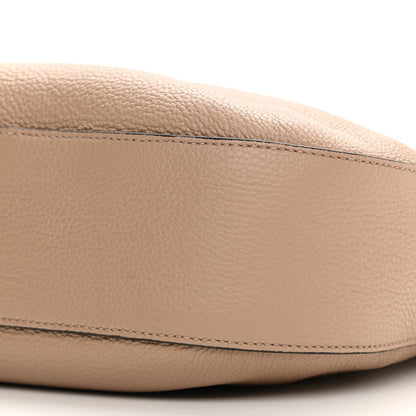 Prada Vitello Phenix Zippered Messenger Hobo Cammeo 10 of 11
