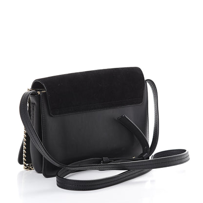 Chloe Suede Calfskin Small Faye Shoulder Bag Black 2 of 7