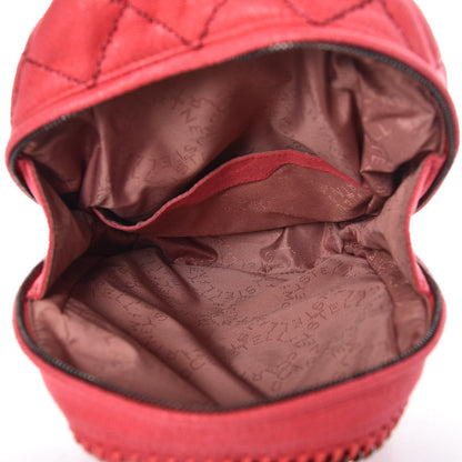 Stella McCartney Shaggy Deer Quilted Mini Falabella Backpack Pink Fluo 5 of 6