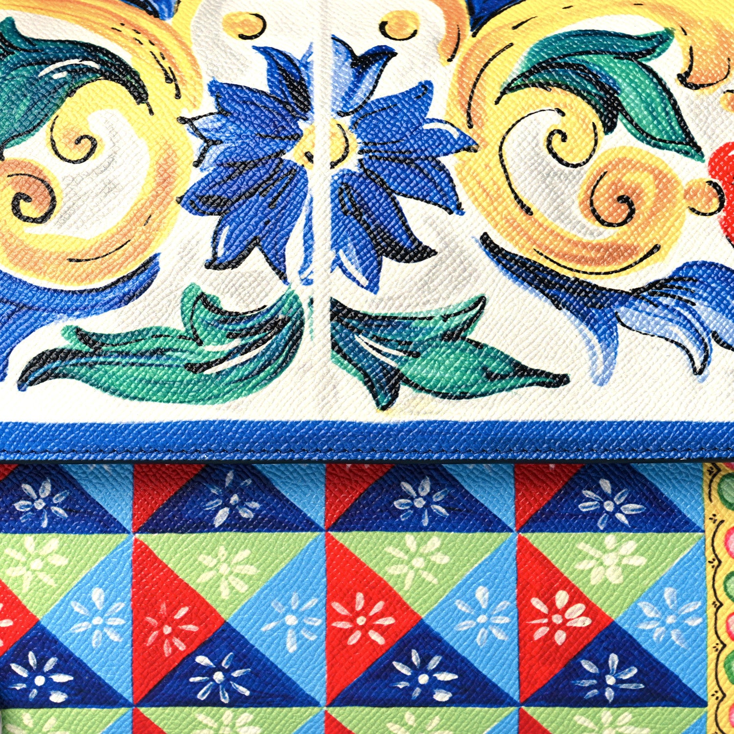 Dolce & Gabbana Dauphine Majolica Print Medium Miss Sicily Satchel Multicolor 6 of 9
