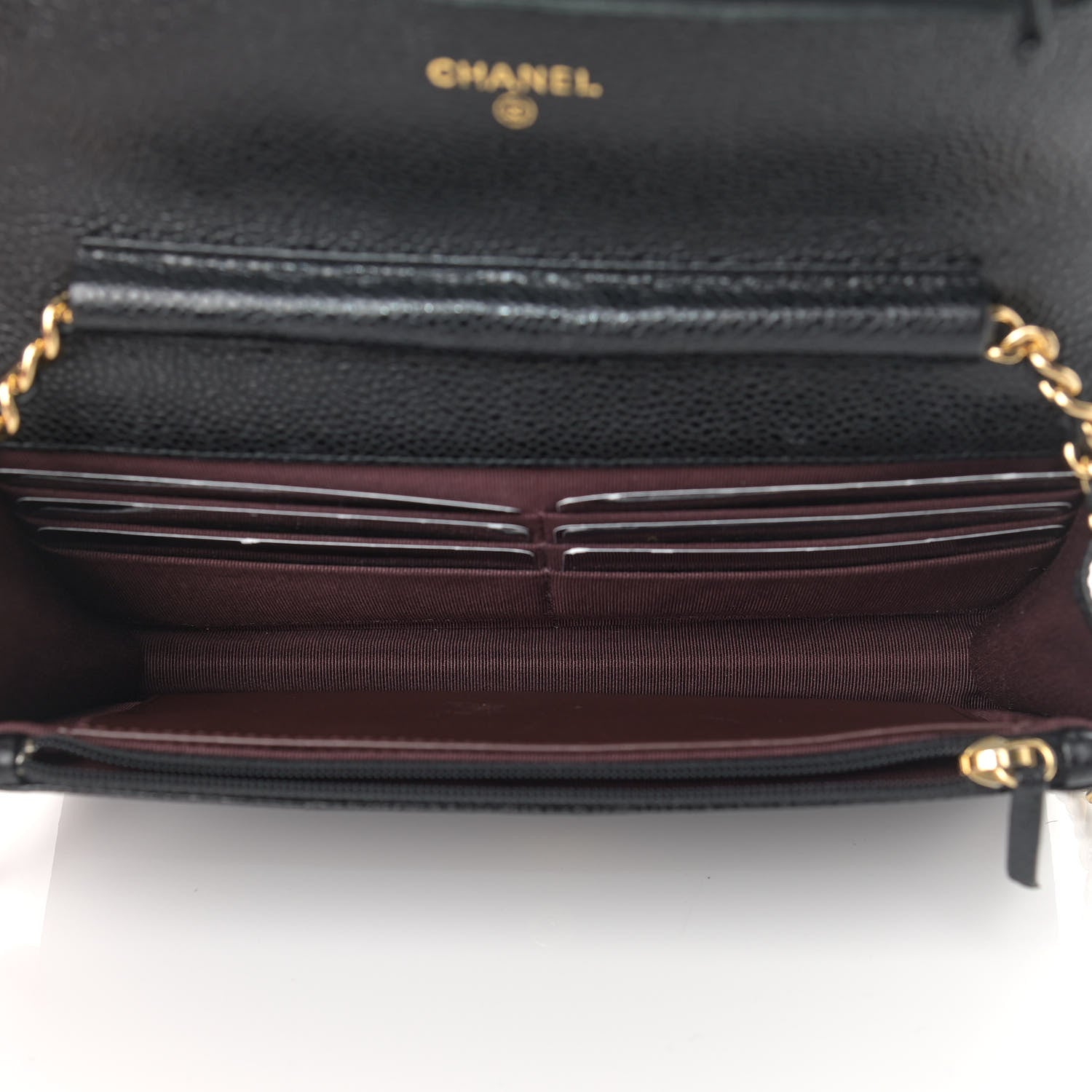 Chanel Caviar Quilted Wallet On Chain WOC Black 4 of 13