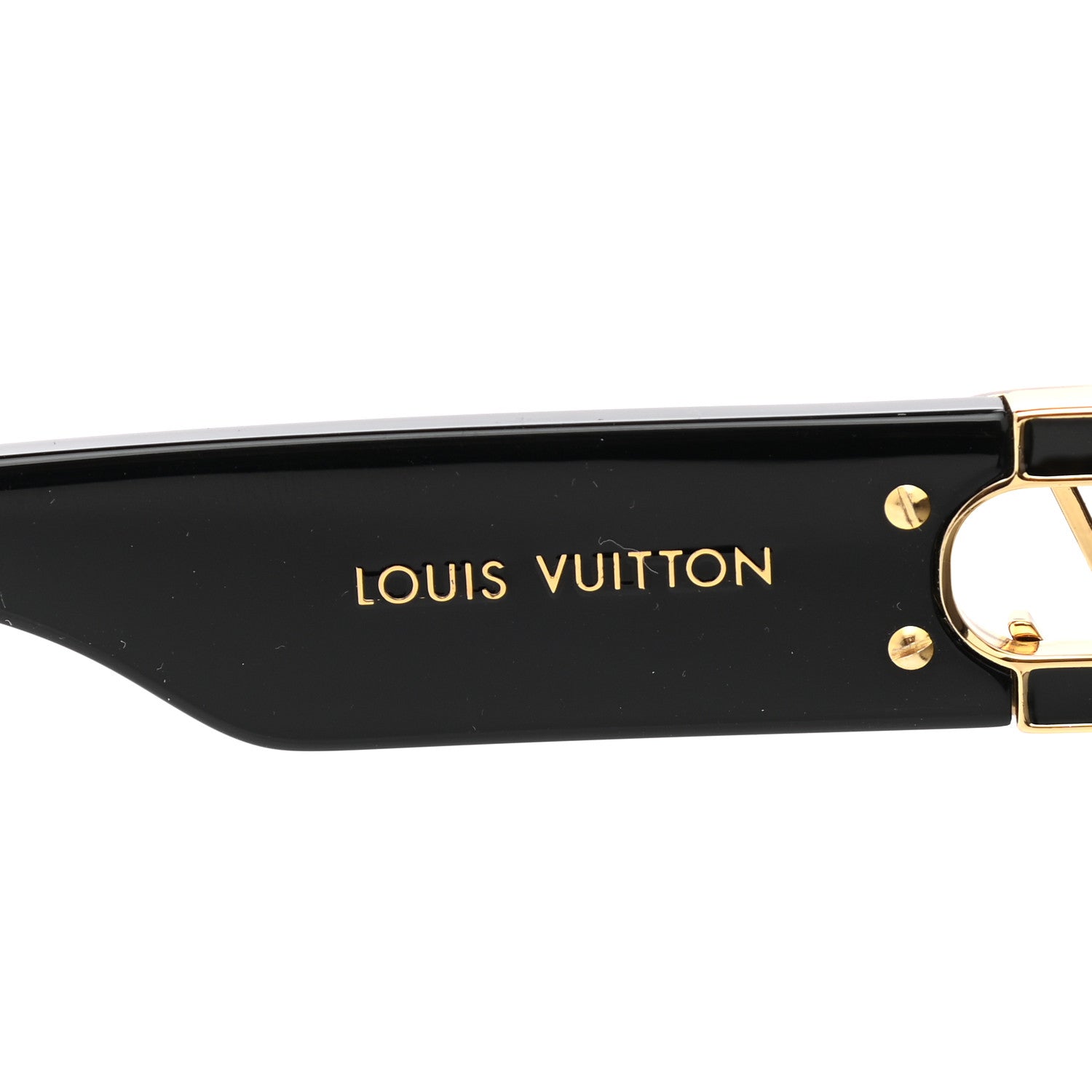 Louis Vuitton Acetate LV Link PM Square Sunglasses Z1566W Black 5 of 9
