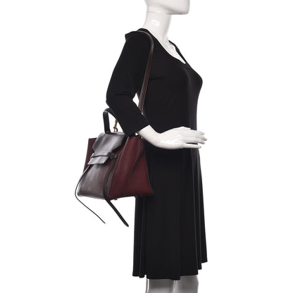 Celine Goatskin Smooth Calfskin Mini Belt Bag Burgundy 2 of 23