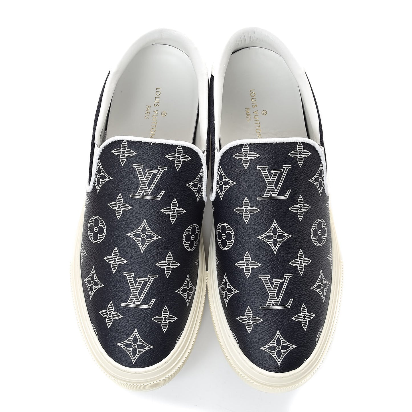 Savane Monogram Trocadero Slip On Sneakers 6 Encre