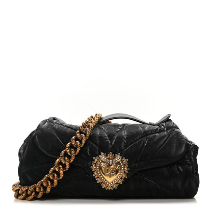 Dolce & Gabbana Nylon Devotion Shoulder Bag Black 1 of 9