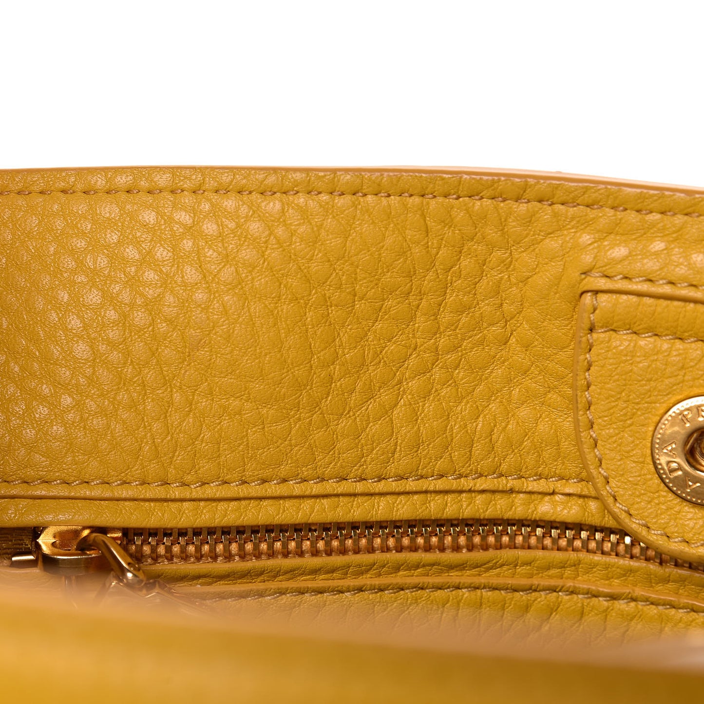Vitello Daino Tote Mimosa