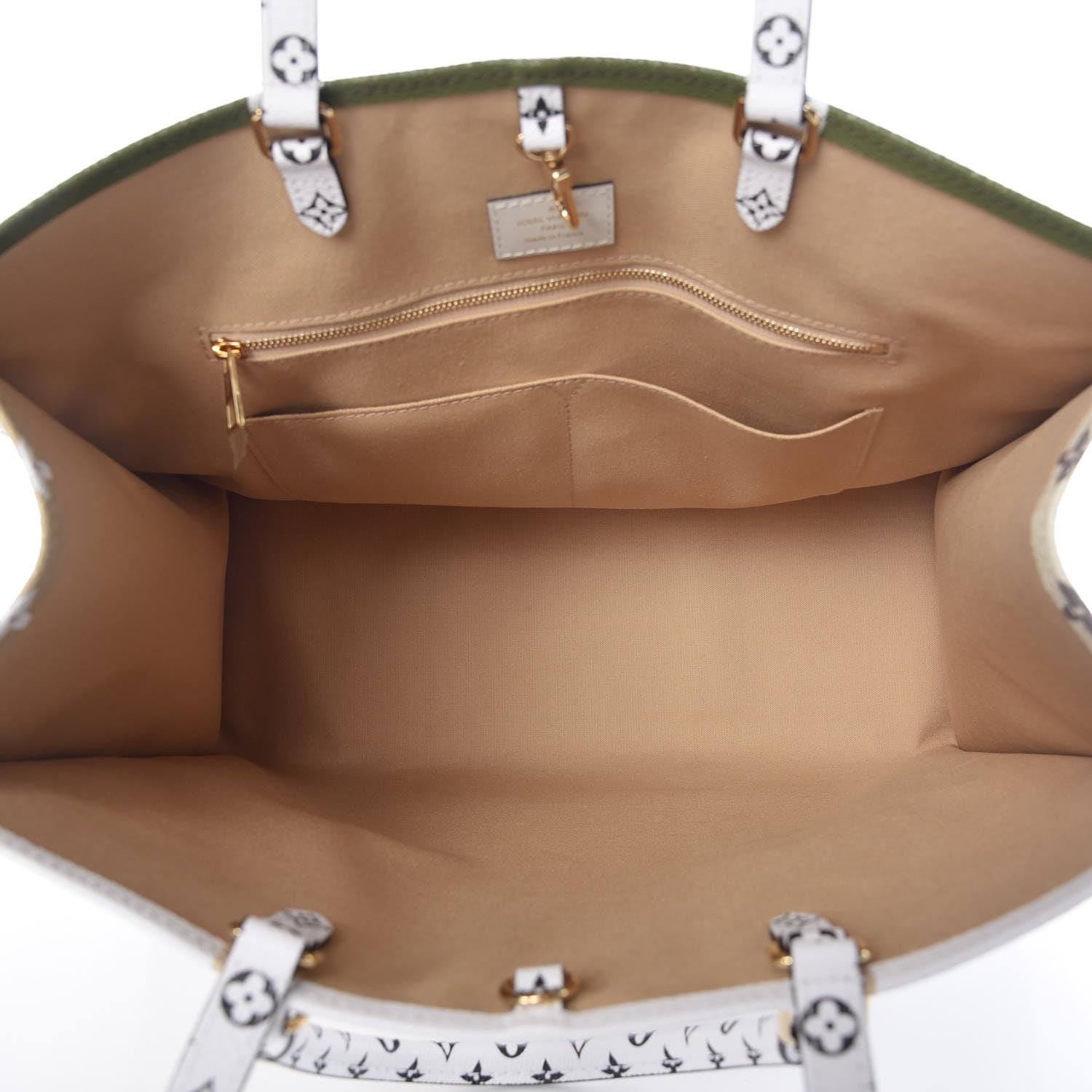 Louis Vuitton Monogram Giant Onthego GM Kaki Beige 10 of 12