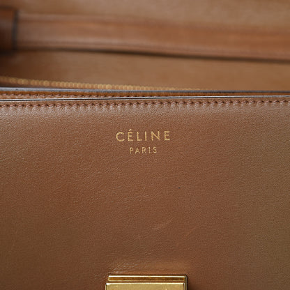 Celine Box Calfskin Medium Classic Box Flap Bag Camel 6 of 17