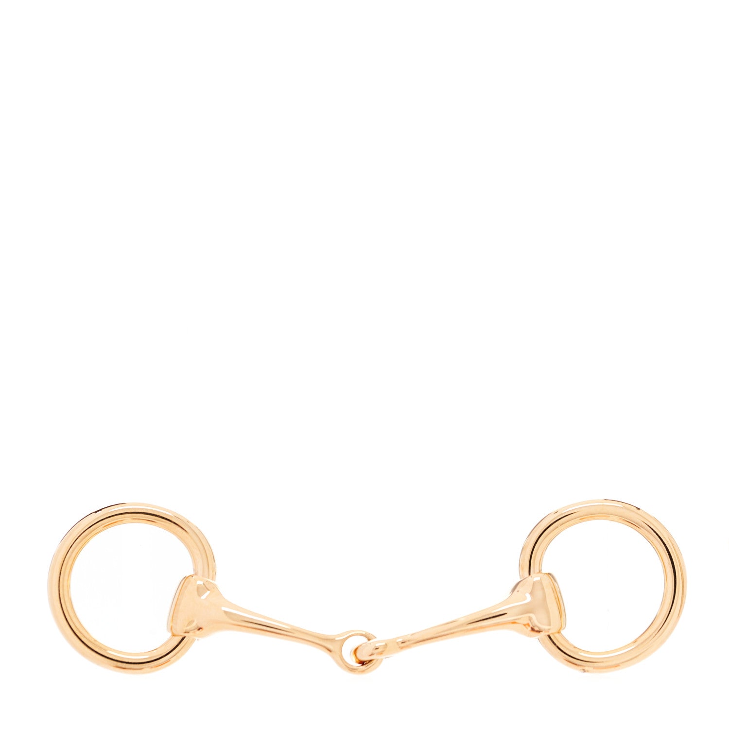 Hermes Permabrass Mors Scarf Ring Gold 1 of 4