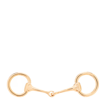 Hermes Permabrass Mors Scarf Ring Gold 1 of 4