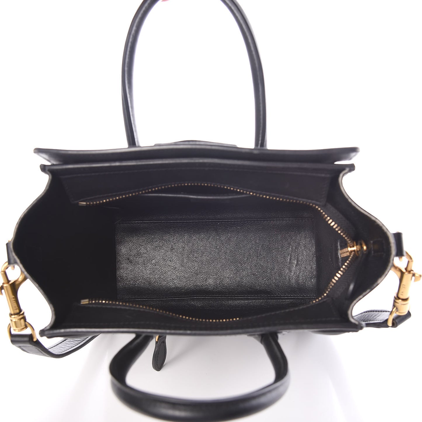 Smooth Calfskin Nano Luggage Black