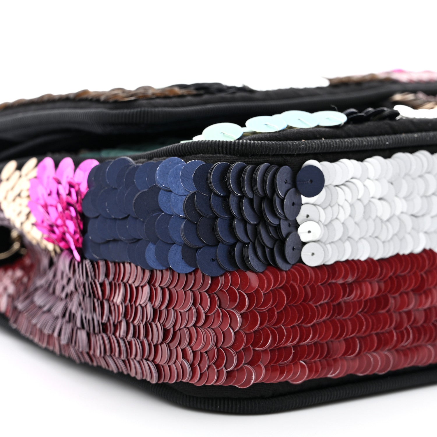 Chanel Sequin Medium Double Flap Multicolor 9 of 10