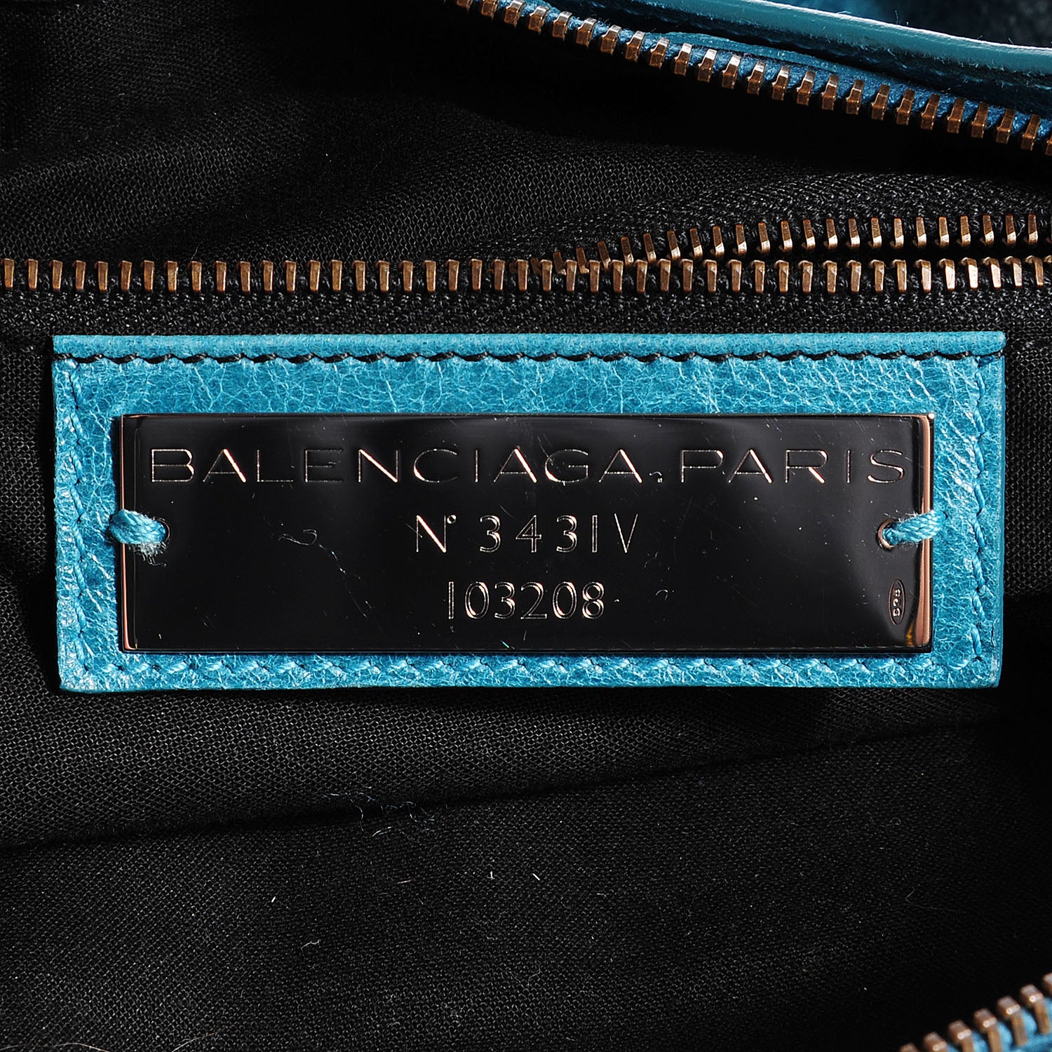 Balenciaga Chevre Classic Hardware First Aquamarine 6 of 13