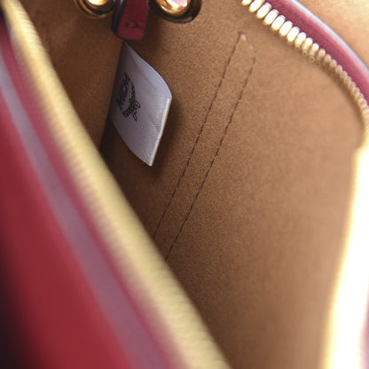 MCM Grained Calfskin Small Milla Clutch Pale Mauve 8 of 9