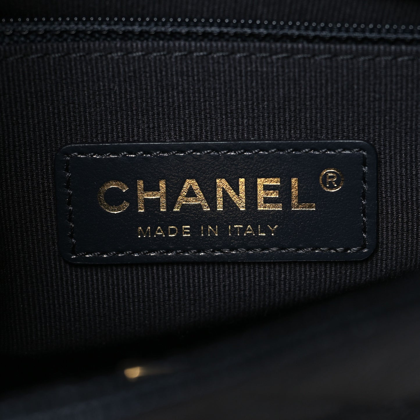 Iridescent Caviar Quilted Mini My Perfect Flap Black