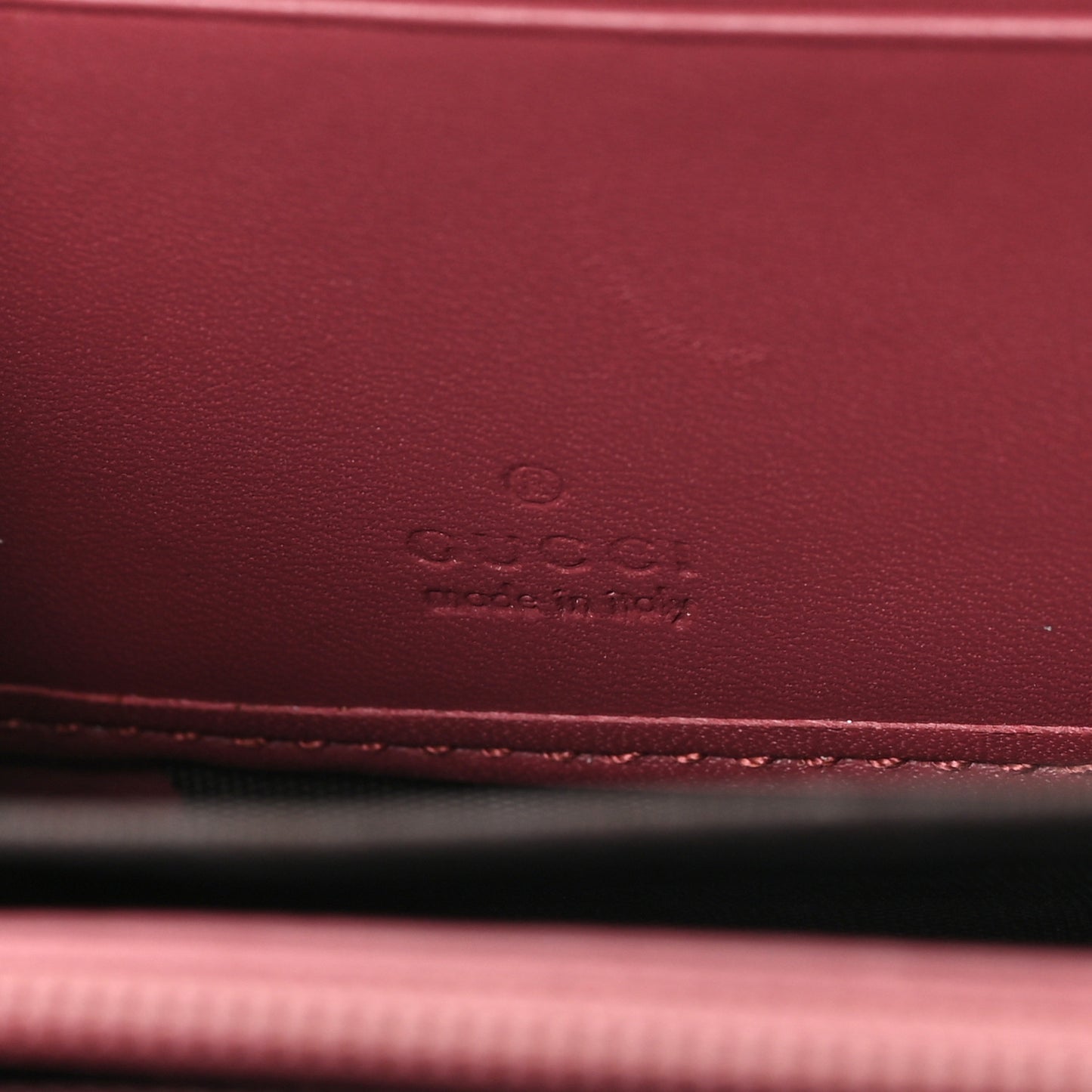 GG Supreme Monogram Blooms Zip Around Wallet Beige Multicolor Dry Rose