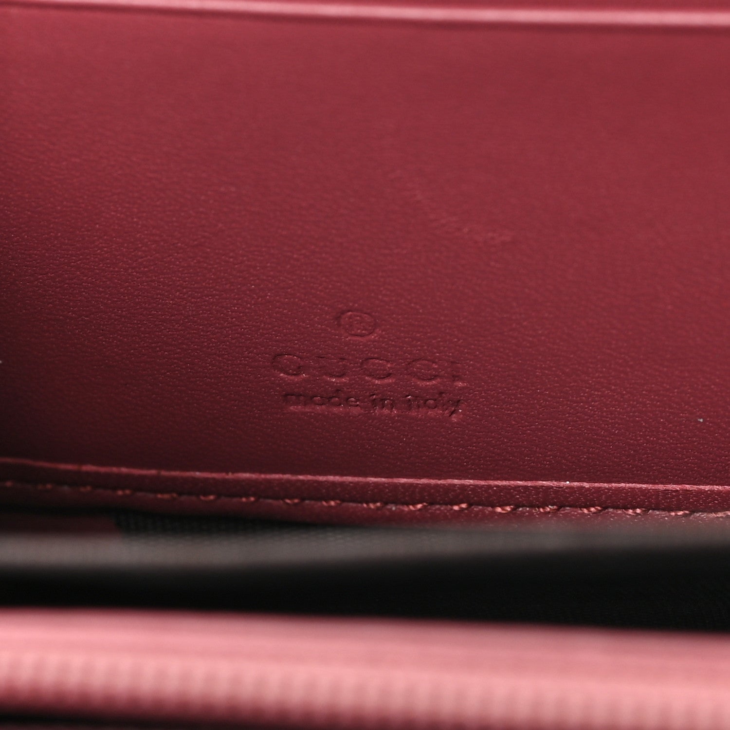 Gucci GG Supreme Monogram Blooms Zip Around Wallet Beige Multicolor Dry Rose 6 of 7