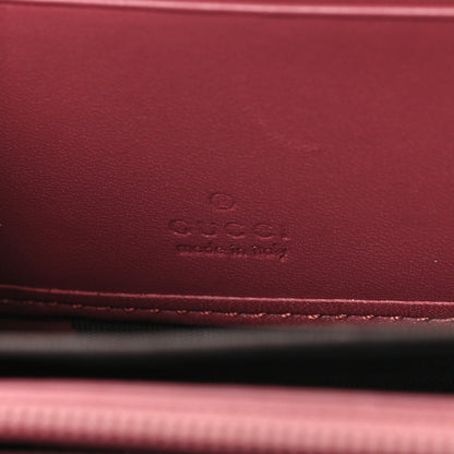 Gucci GG Supreme Monogram Blooms Zip Around Wallet Beige Multicolor Dry Rose 6 of 7