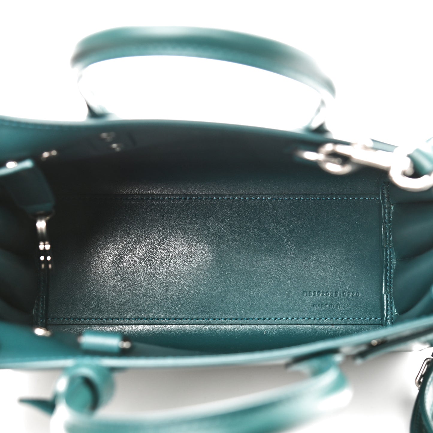 Calfskin Nano Sac De Jour Sea Turquoise