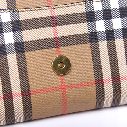Burberry Vintage Check Henley Wallet On Chain Black 11 of 13