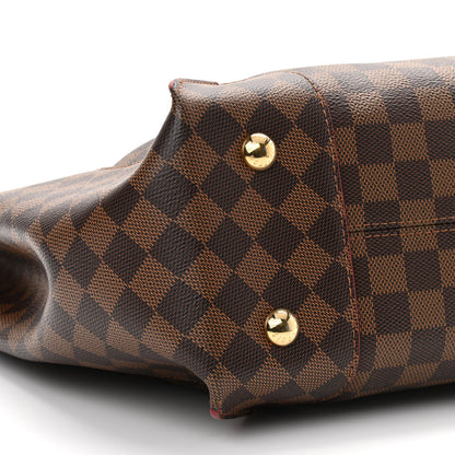 Louis Vuitton Damier Ebene Caissa Hobo Cherry 9 of 11