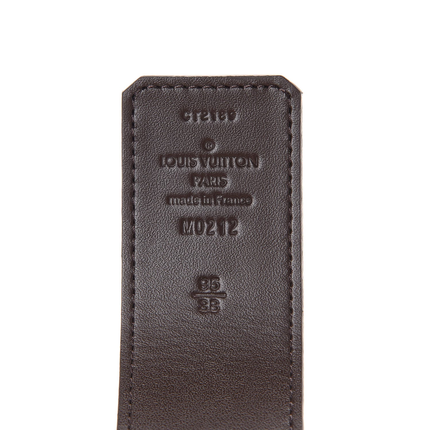 Louis Vuitton Damier Ebene 40mm LV Initiales Belt 95 38 3 of 6
