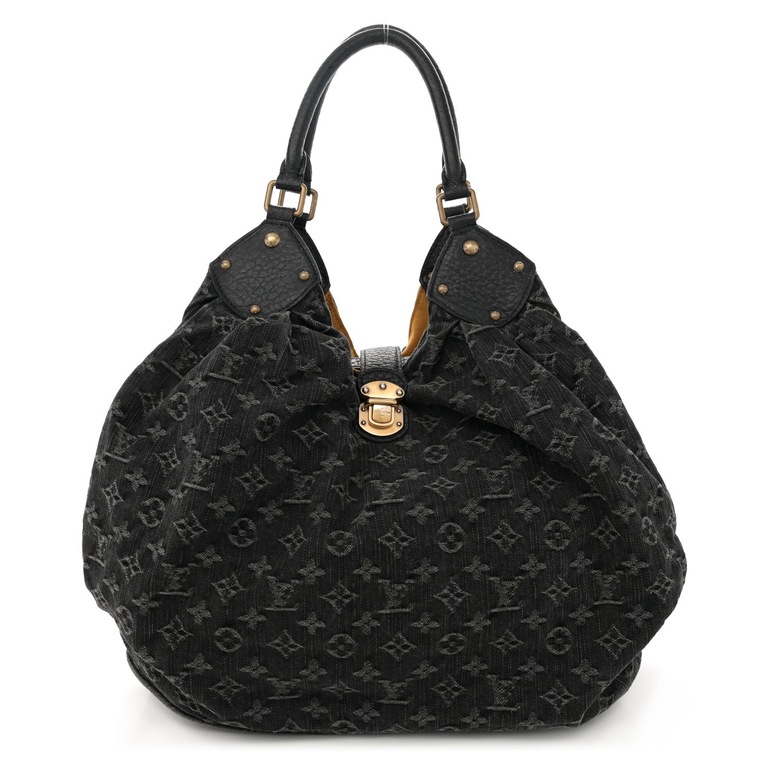Louis Vuitton Denim Mahina XL Black 1 of 14
