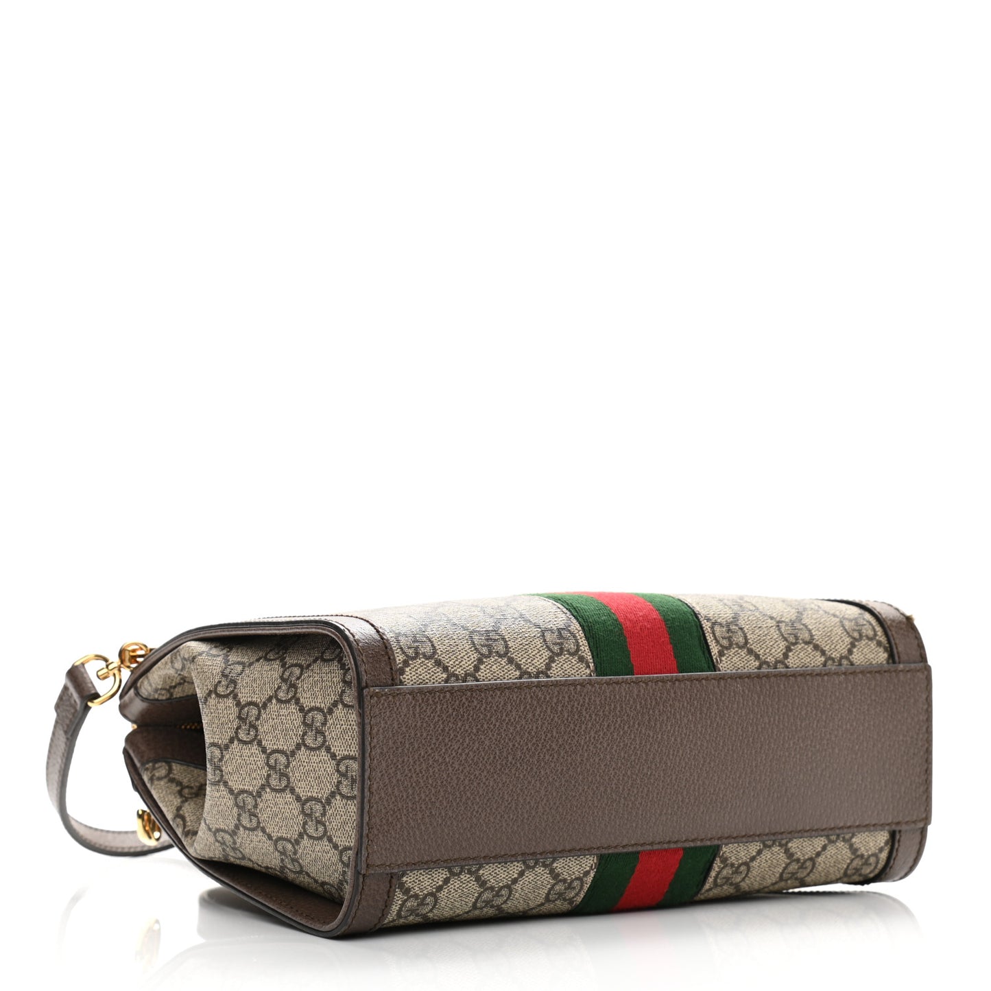 GG Supreme Monogram Small Ophidia Tote Bag Brown