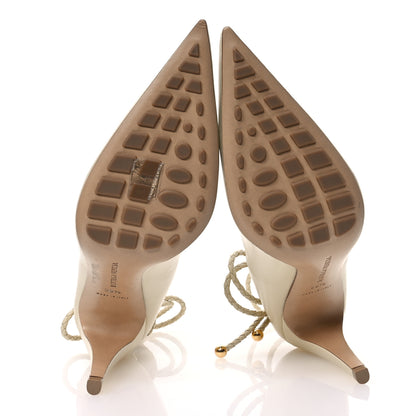 Bottega Veneta Nappa Spritz Pumps 39.5 Cane Sugar 6 of 9