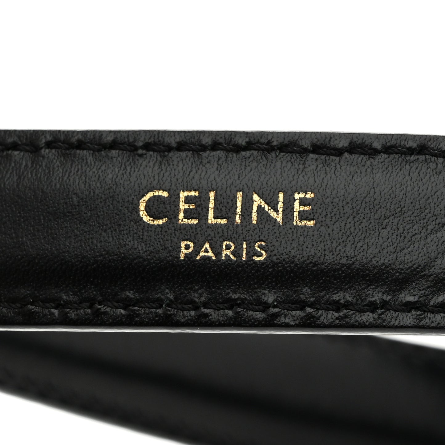 Box Calfskin Small 18mm Triomphe Belt 75 30 Black