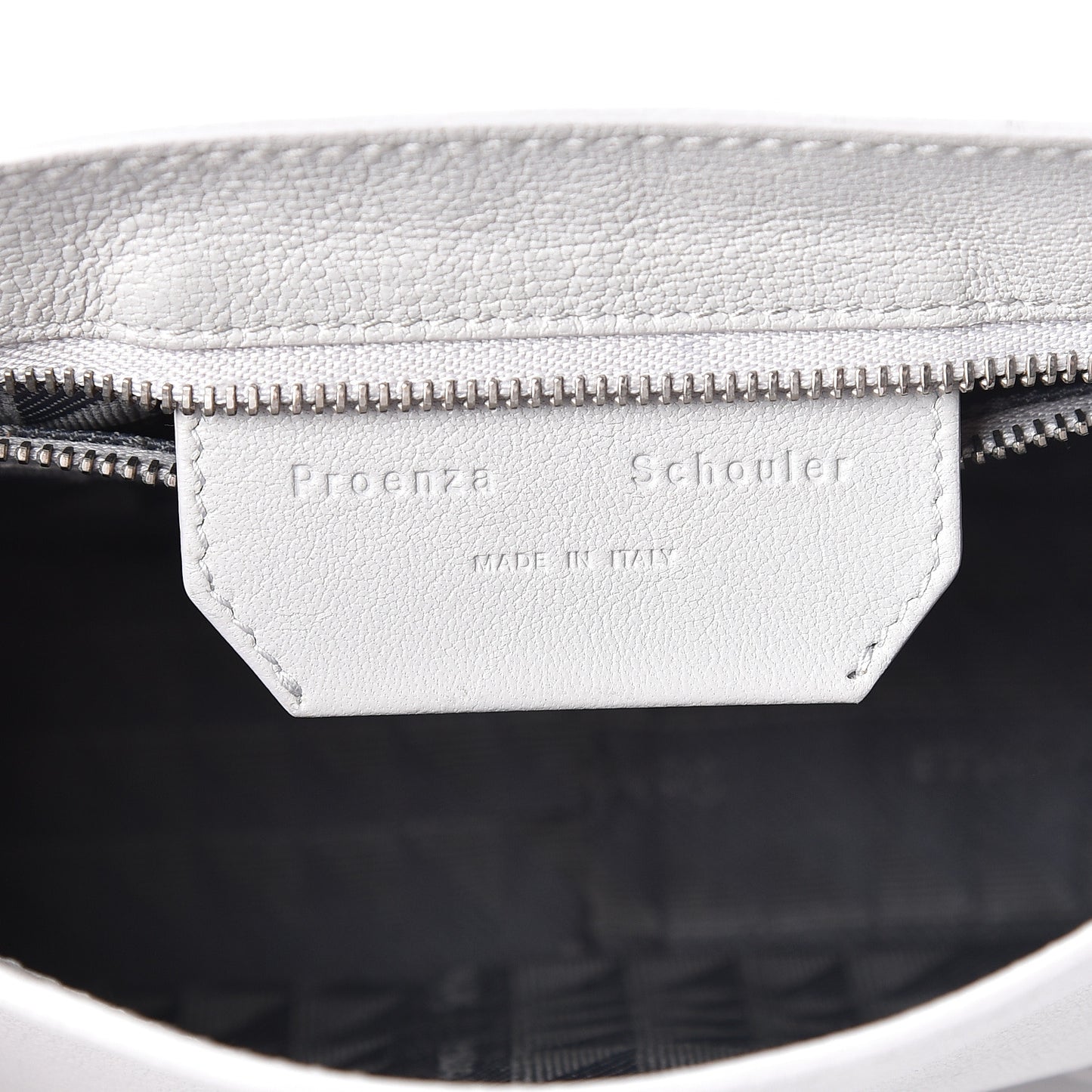 Lambskin PS1 Mini Pouch Messenger Bag Grey