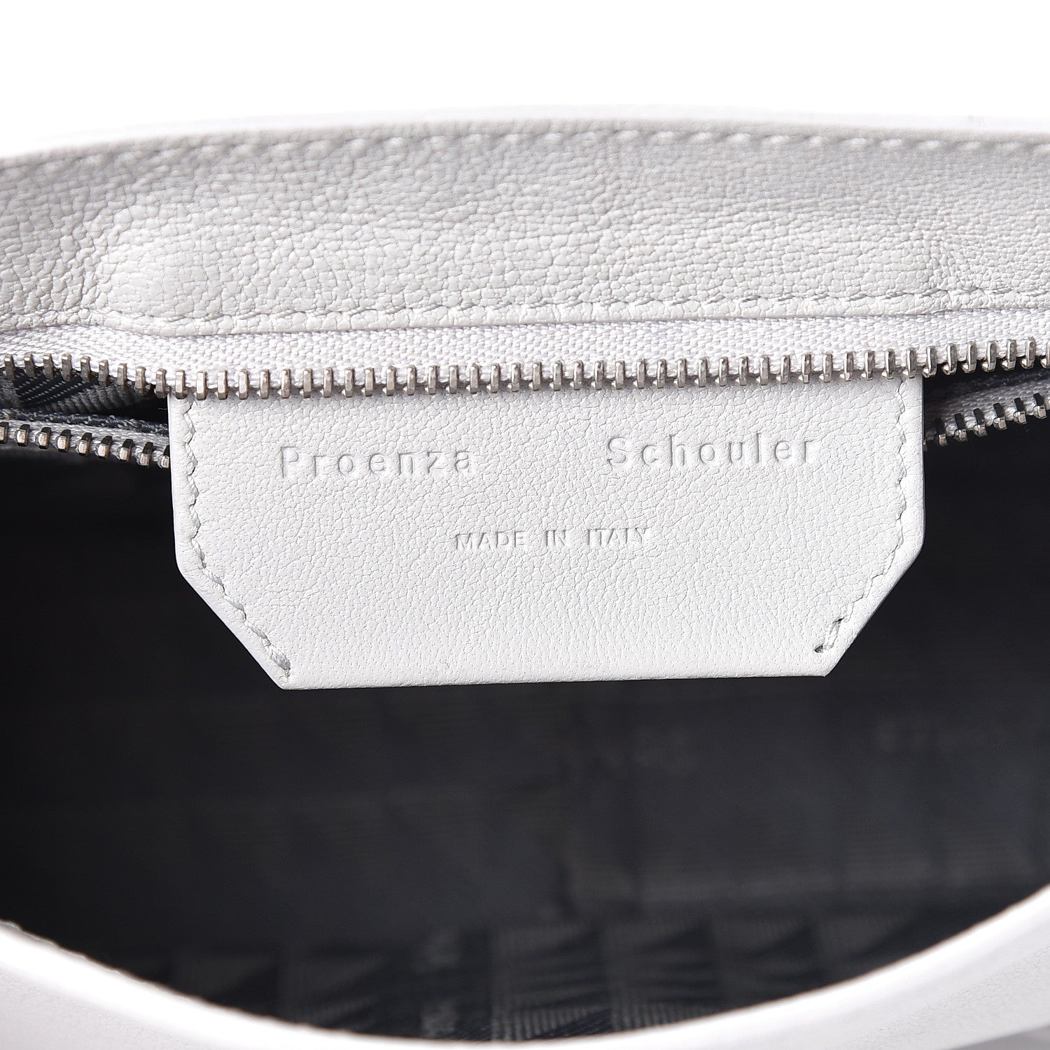 Proenza Schouler Lambskin PS1 Mini Pouch Messenger Bag Grey 6 of 11