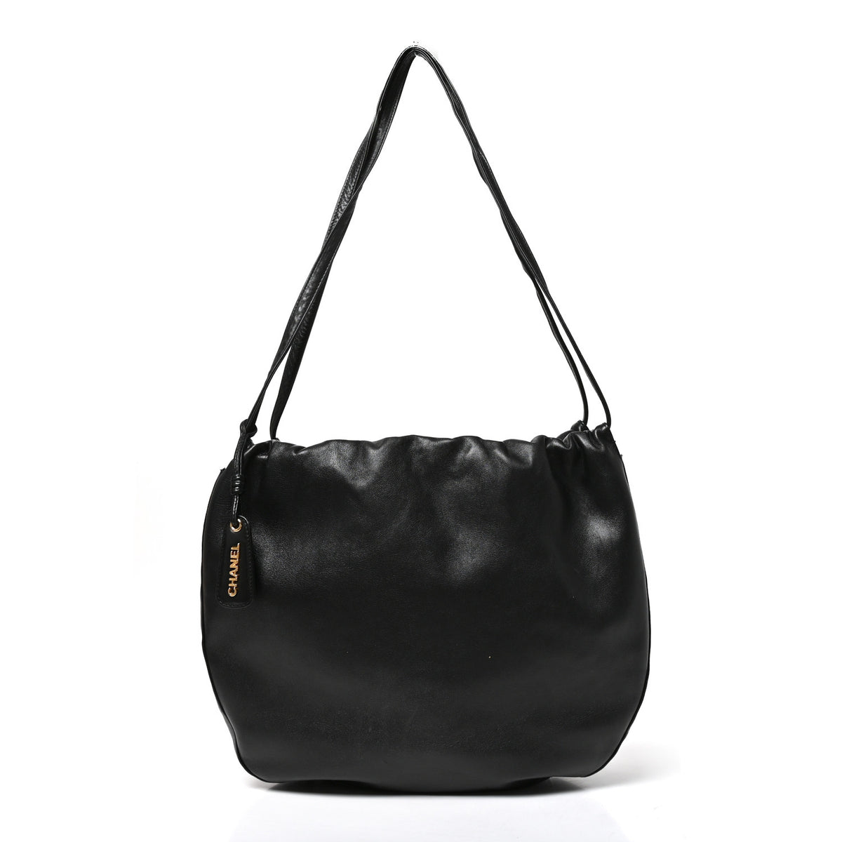 Chanel Lambskin Shoulder Bag Black 1 of 10
