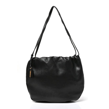 Chanel Lambskin Shoulder Bag Black 1 of 10