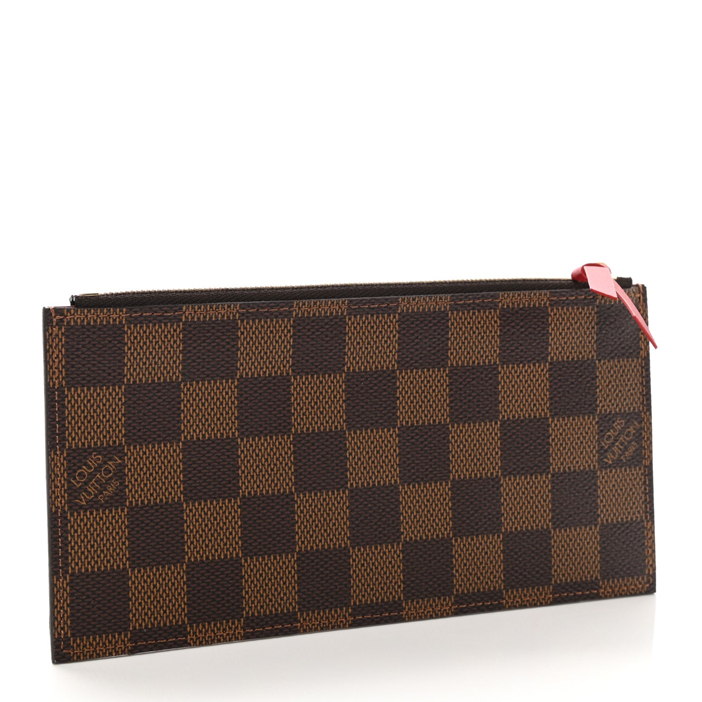 Damier Ebene Felicie Chain Wallet Zippered Insert