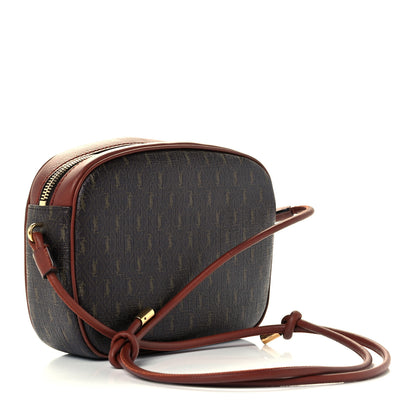 Saint Laurent Canvas Smooth Calfskin Le Monogramme Small Camera Bag Chestnut 3 of 10