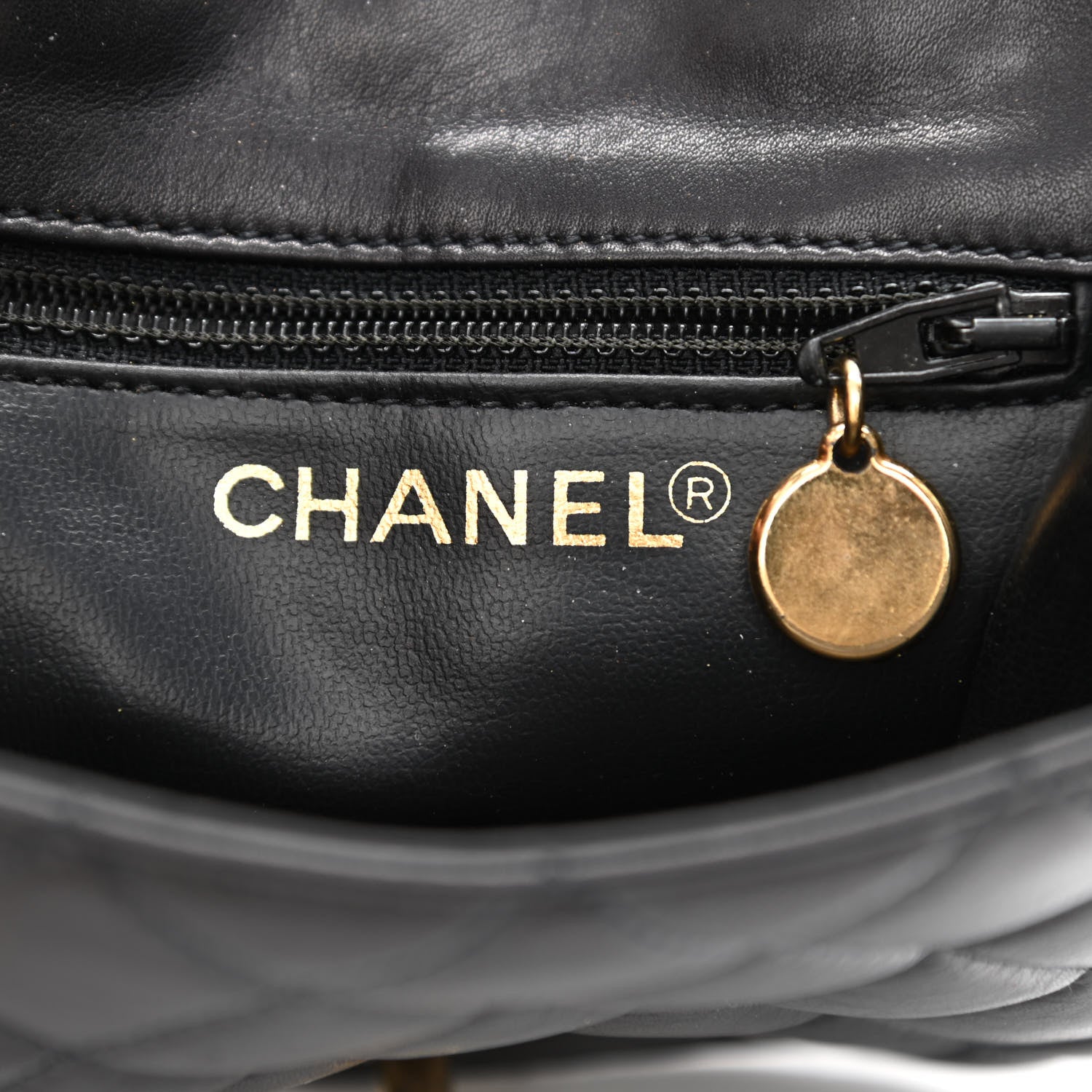 Chanel Lambskin Quilted Flap Waist Belt Bag 75 30 Black 6 of 13