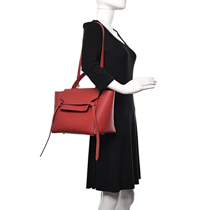 Celine Grained Calfskin Mini Belt Bag Coquelicot 2 of 13
