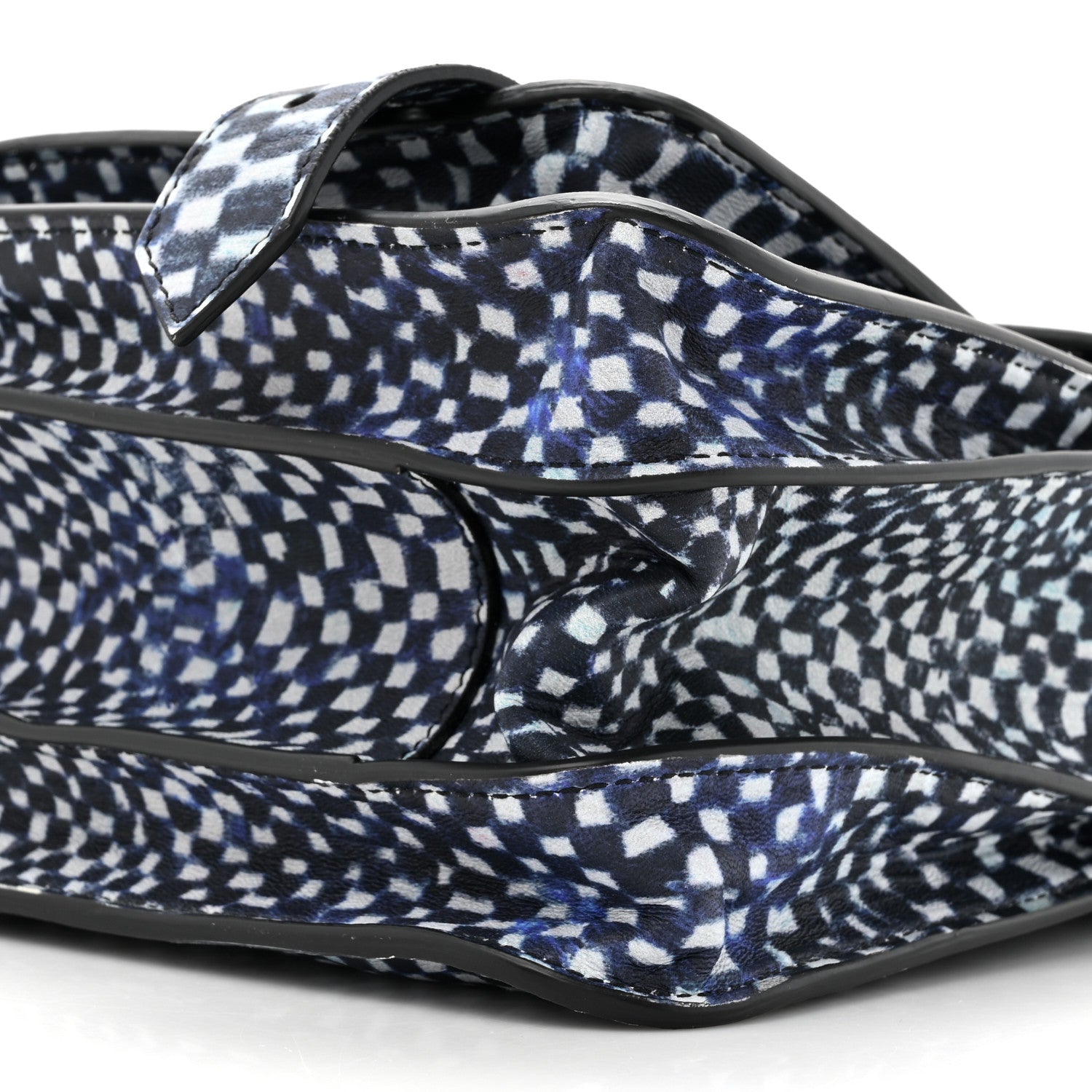 Proenza Schouler X HARMONY KORINE Calfskin PS1 Check Success Medium Satchel Blue 8 of 12