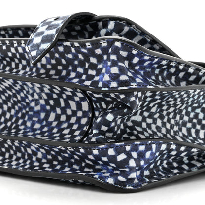 Proenza Schouler X HARMONY KORINE Calfskin PS1 Check Success Medium Satchel Blue 8 of 12