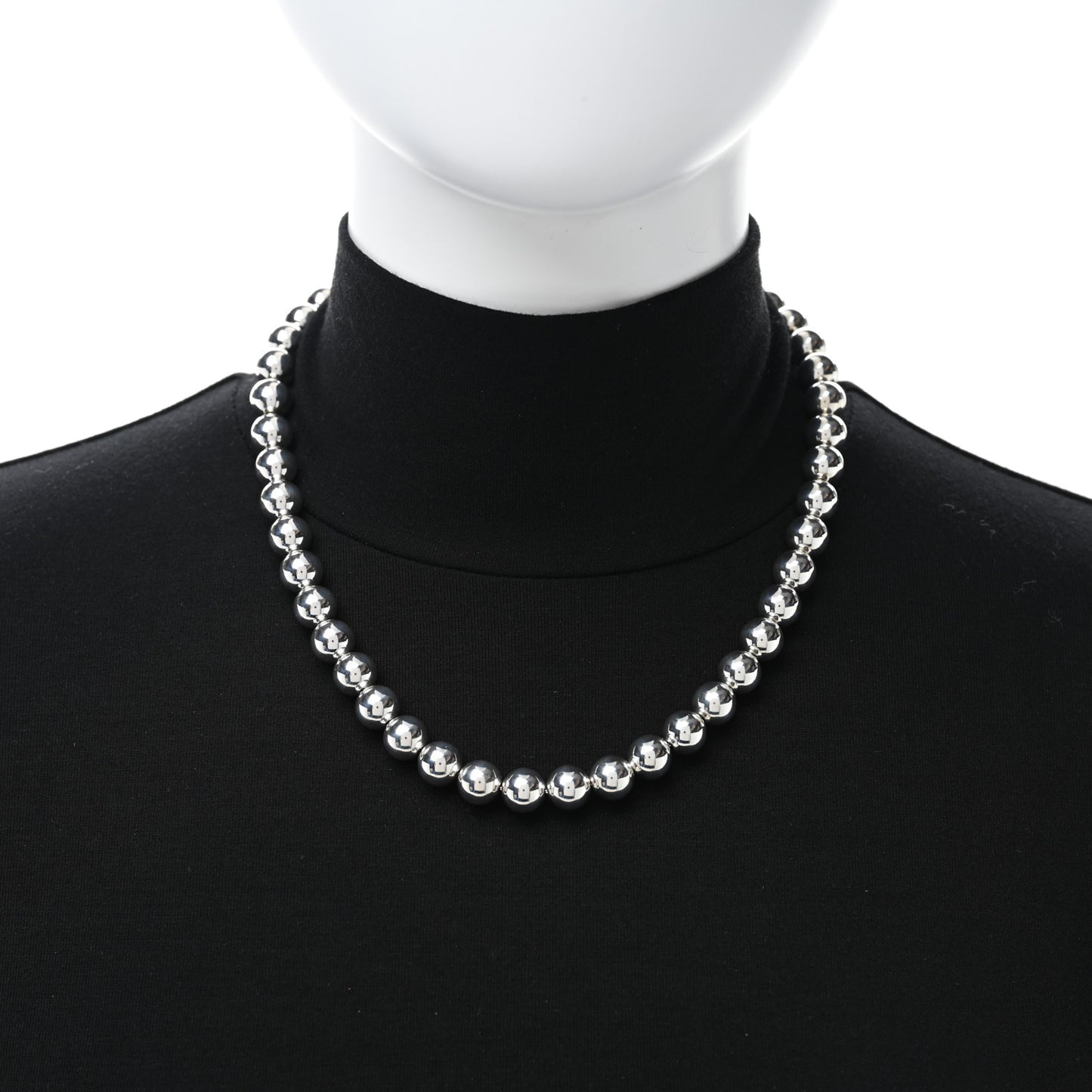 Sterling Silver 10mm Hardwear Ball Necklace