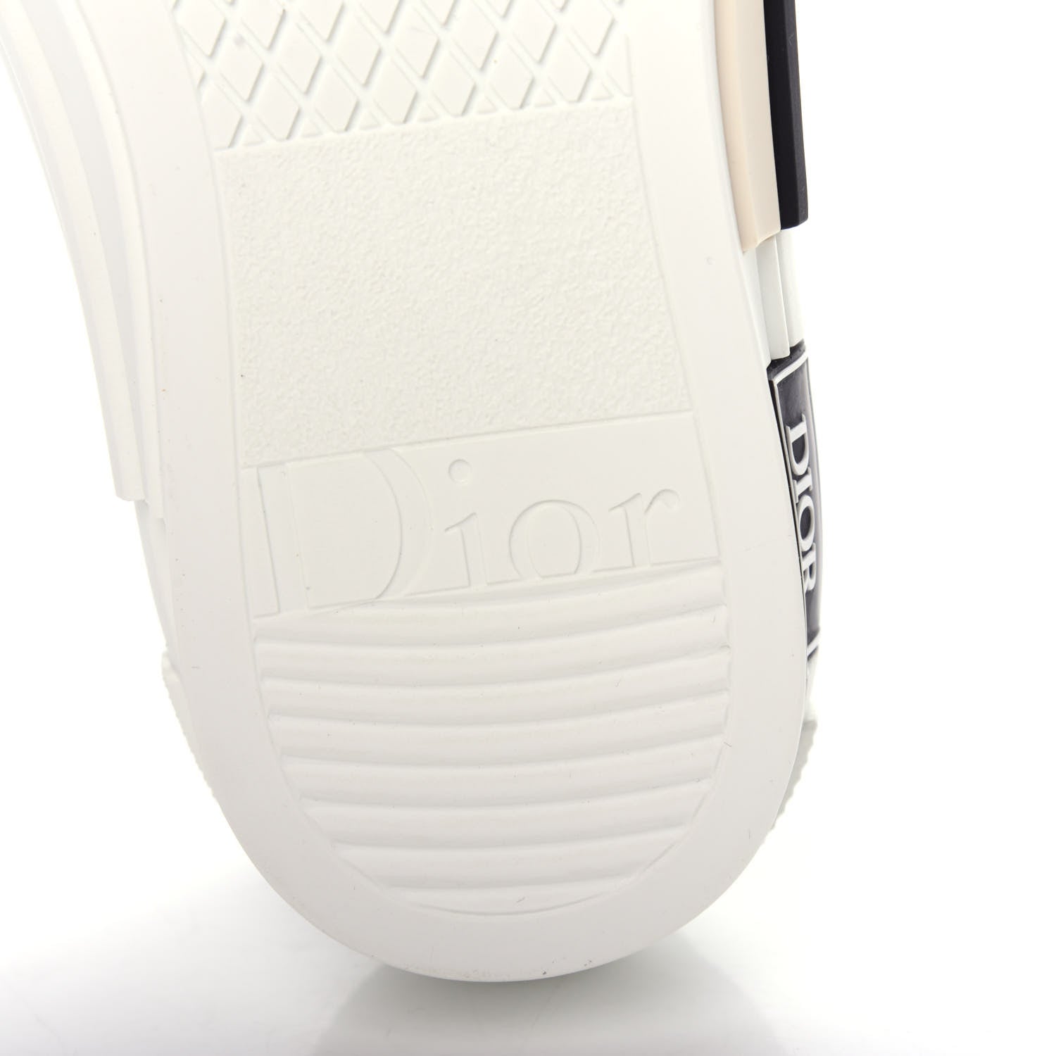 Christian Dior Technical Canvas Oblique Mens B23 Slip On Sneakers 38 Black White 9 of 11